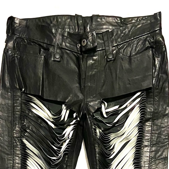 Unravel project black leather pants. - Picture 3 of 6